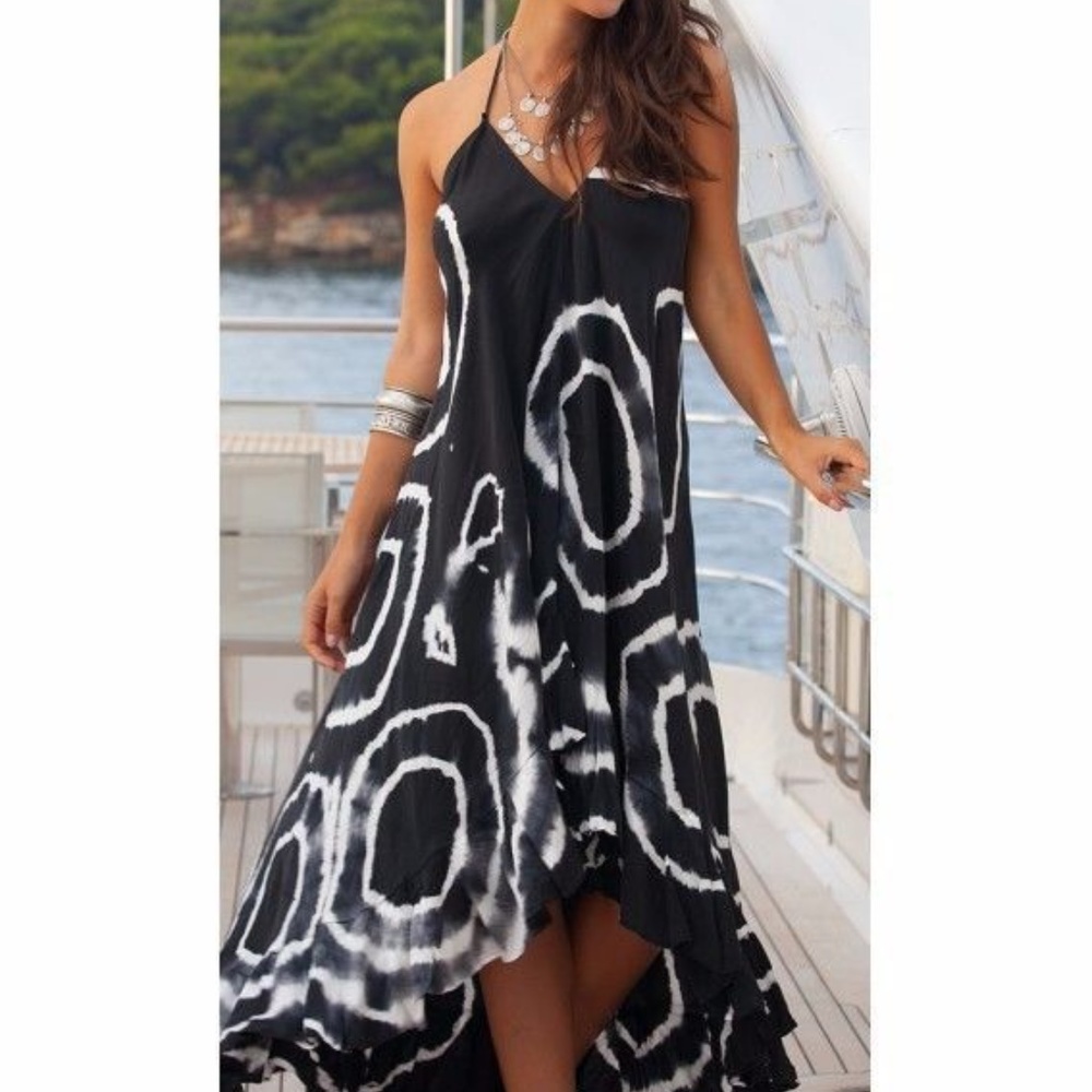 Long Maxi Dress Sundress Size Small - Picture 2 of 3